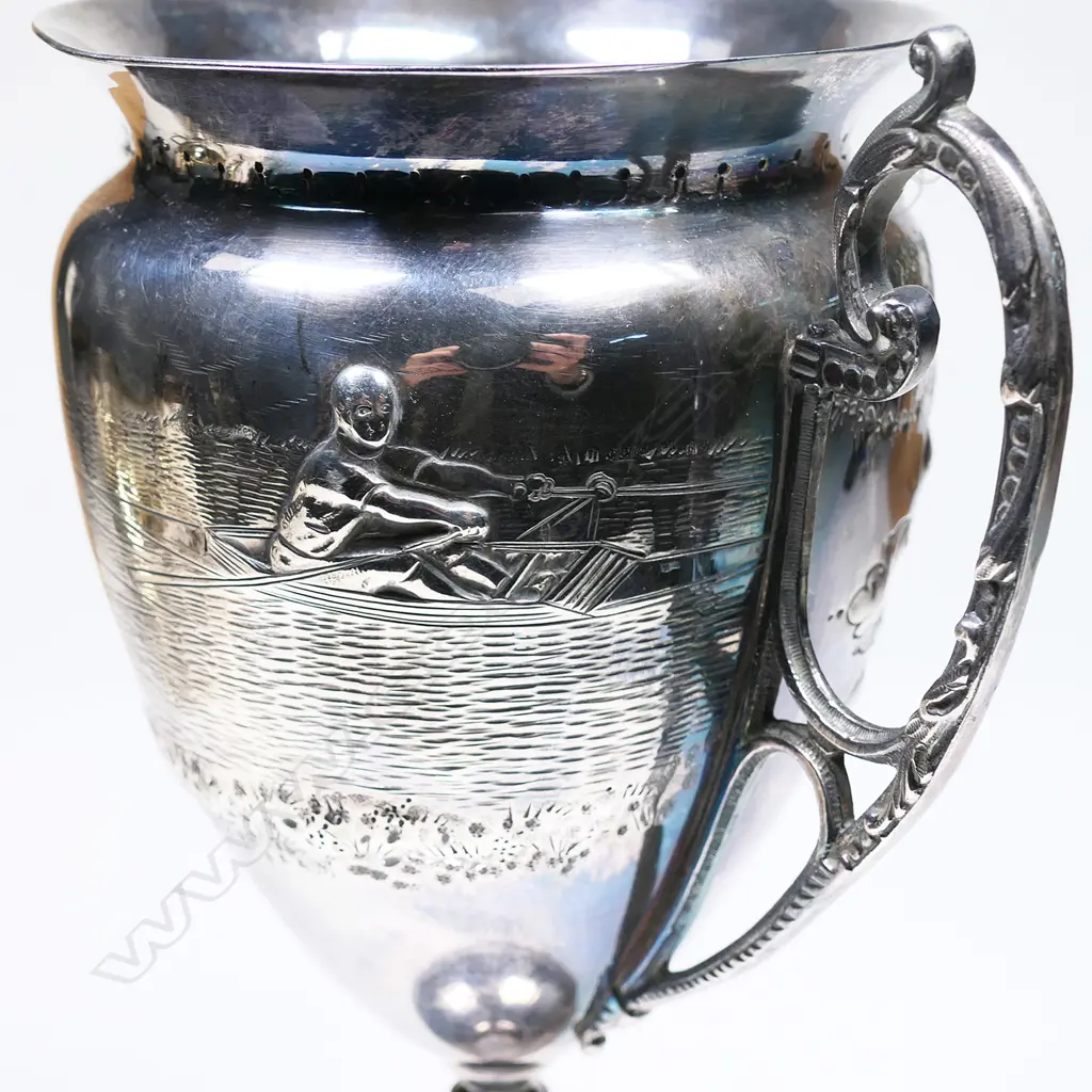 Kohn & Co. (Wellington) New Zealand silver Otago Regatta trophy cup, Image 1++